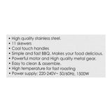 Sanford Electric Rotary Barbecue Grill SF5950 at Zubaidas Homestore Pakistan