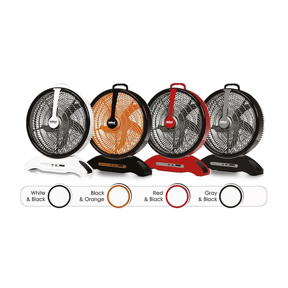 Sanford Rechargeable 40W Table Fan 35.5 cm at Zubaidas No 1 Home Shop in Pakistan