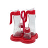 Sarina Glass Spice and Oil Bottle Dispenser with Stand at Zubaidas Homestore Pakistan