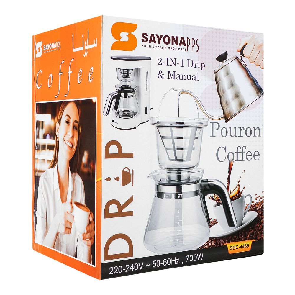 Sayona 2-In-1 Drip and Manual, 700W at Zubaidas Homestore