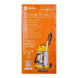 Sayona Drum 2-in-1 Wet and Dry Vacuum Cleaner 1400W SVC-2362 at Zubaidas The Largest Homestore in Pakistan