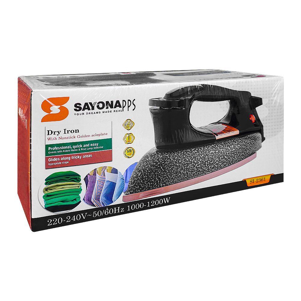 Sayona Dry Iron SI-2361 at Zubaidas Homestore