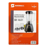Sayona Unbreakable Blender and Mill 300-350W SB-4631 at Zubaidas The Best Home shop in Pakistan