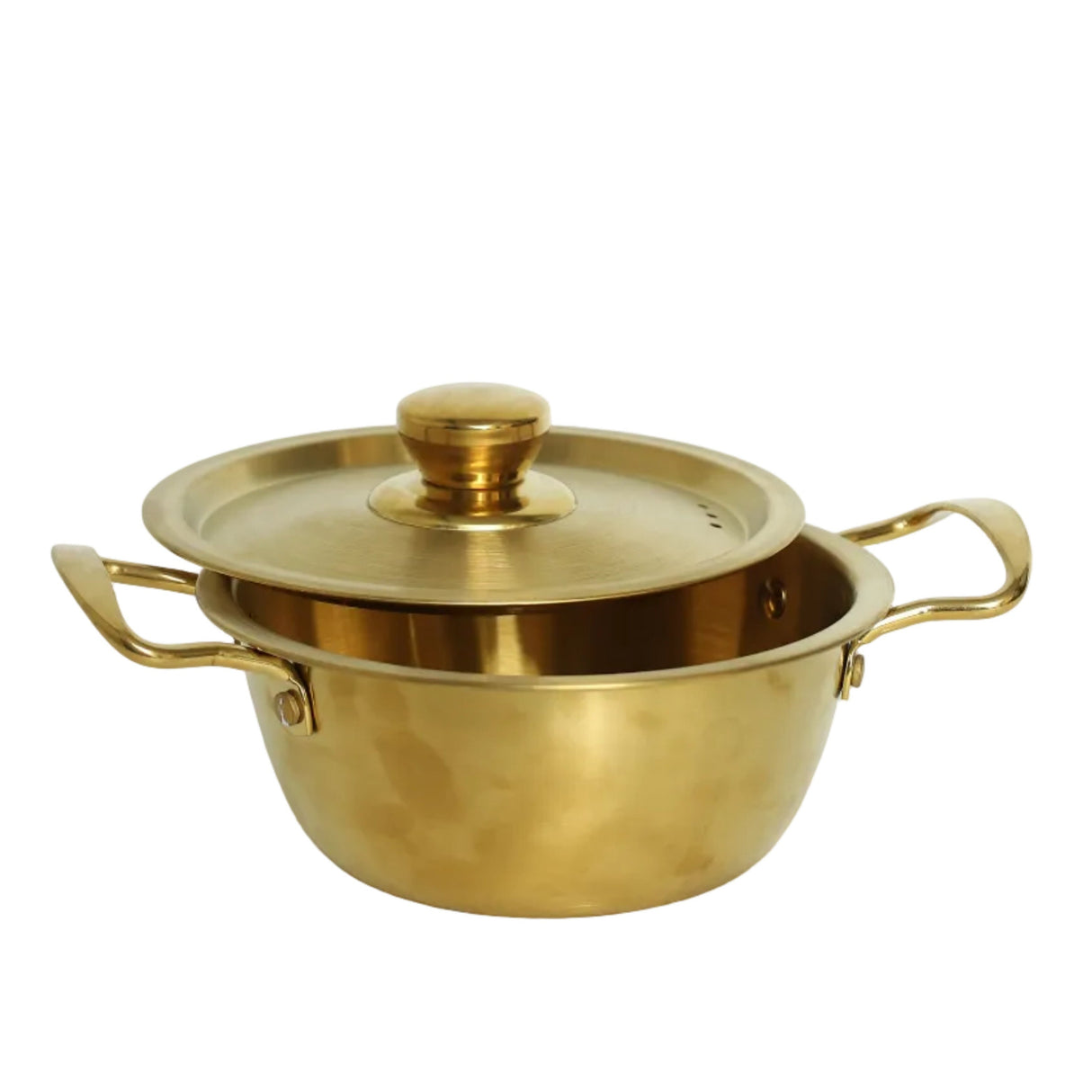 Serving Pot With Lid Dual Handle Golden 18cm at Zubaidas Homestore Pakistan