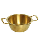 Serving Pot With Lid Dual Handle Golden 18cm at Zubaidas Homestore The Biggest Homestore in Pakistan