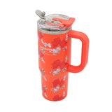 Sitarayuri Bows And Roses Stainless Steel Tumbler 900ml at Zubaidas Homestore #1 Home Shop in Pakistan
