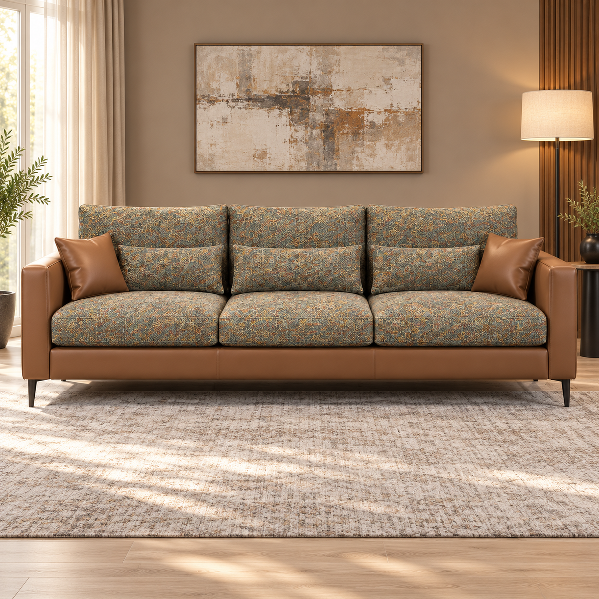 Sofa Marino (3+2) Seater Cinnamon Foliage at Zubaidas Homestore Pakistan