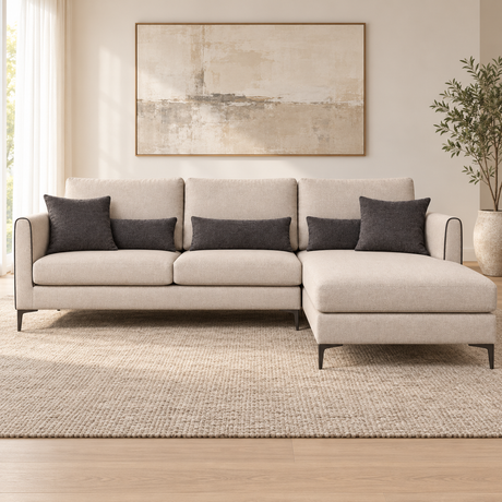 Sofa Marino L-Shape LHS Warm Alabaster at Zubaidas Homestore Pakistan