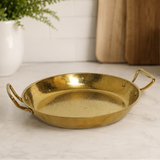 Spanish Golden Textured Paella Pan 26cm at Zubaidas Homestore 
