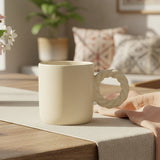 Speckled Ceramic Coffee Mug with Twisted Handle 350ml at Zubaidas Homestore