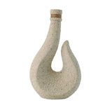 Speckled Ceramic Decorative Vase with Rope Accent at Zubaidas Homestore Pakistan