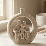 Speckled Decorative Family Figurine Ceramic Vase at Zubaidas Homestore 
