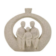 Speckled Family Figurine Decorative Ceramic Vase at Zubaidas Homestore Pakistan