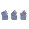 Spiral Blue Tea Cup and Saucer 6 Pieces Set at Zubaidas Homestore Pakistan