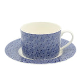 Spiral Blue Tea Cup and Saucer 6 Pieces Set at Zubaidas Homestore. Best Homestore in Pakistan