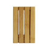 Square Bamboo Cutlery Holder Natural Wood at Zubaidas Homestore Online Pakistan