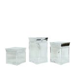 Square Glass Jar 3 Pieces Set at Zubaidas Homestore Best for Home Shopping in Pakistan