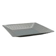 Square Hammered Serving Platter 18cm Silver at Zubaidas Homestore - The Largest Collection of Serving Platters and Trays In Pakistan