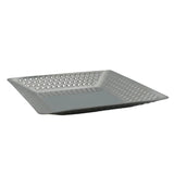 Square Hammered Serving Platter 18cm Silver at Zubaidas Homestore - The Largest Collection of Serving Platters and Trays In Pakistan