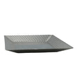 Square Hammered Serving Platter 24cm Silver at Zubaidas Homestore - The Largest Collection of Serving Platters and Trays In Pakistan