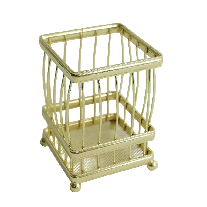 Square Spoon Holder Steel Emay Golden at Zubaidas Homestore Online Pakistan