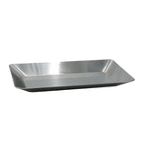 Stainless Steel Rectangular Serving Platter 22cm Silver at Zubaidas Homestore - The Largest Collection of Serving Platters and Trays In Pakistan