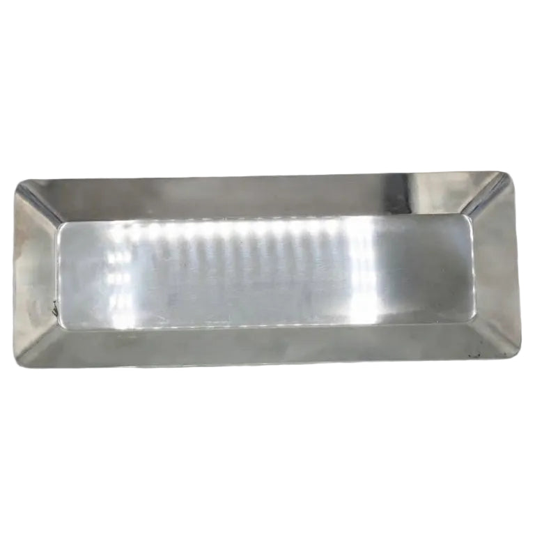 Stainless Steel Rectangular Serving Platter 32cm Silver at Zubaidas Homestore Pakistan