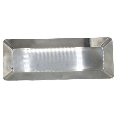 Stainless Steel Rectangular Serving Platter 32cm Silver at Zubaidas Homestore Pakistan