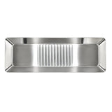 Stainless Steel Rectangular Serving Platter 42cm Silver at Zubaidas Homestore Pakistan