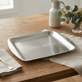 Stainless Steel Serving Platter 24cm Silver at Zubaidas Homestore