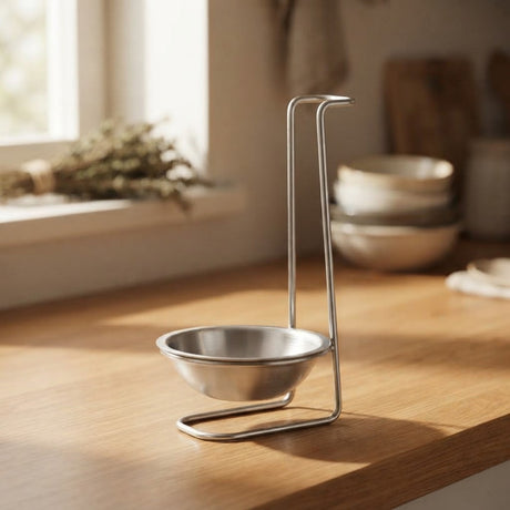 Stainless Steel Spoon Rest Holder Stand at Zubaidas Homestore 