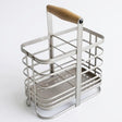 Stainless Steel Utensil Holder with Wooden Handle at Zubaidas Homestore Pakistan