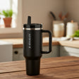 Stanley Black Stainless Steel Flip Sipper Tumbler 40oz at Zubaidas Homestore
