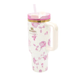 Stanley LoveShackFancy Rose Floral Tumbler 40oz at Zubaidas Homestore Most Trusted Homestore in Pakistan