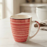 Striped Design Ceramic Coffee Mug 350ml at Zubaidas Homestore 