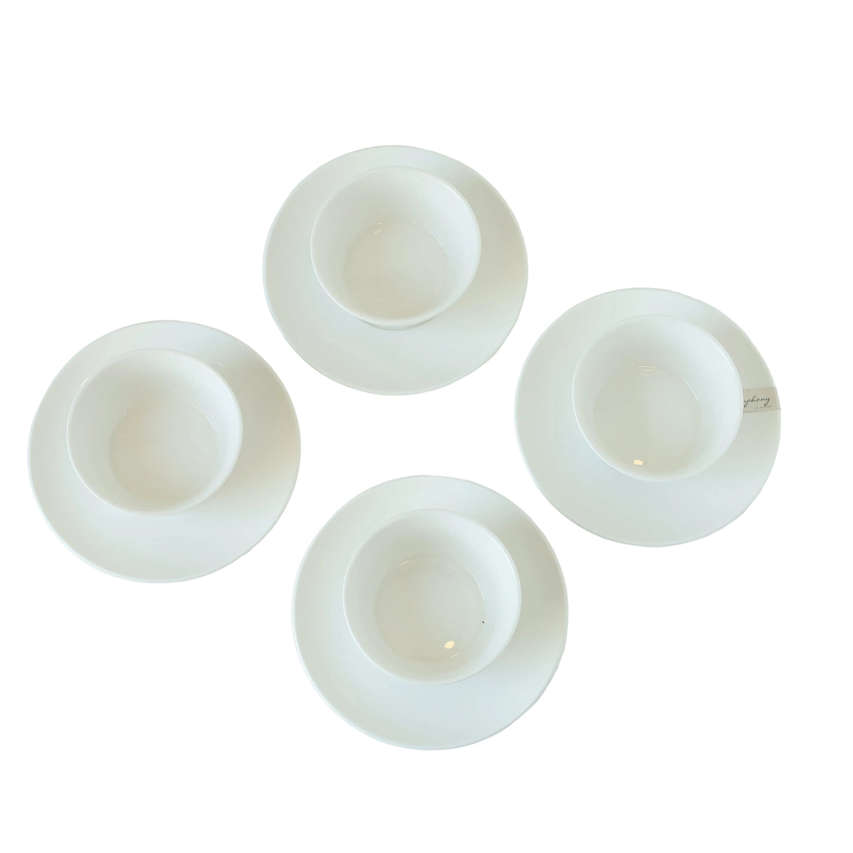 Symphony 4 Pieces Dessert Bowl Set White at Zubaidas Homestore Best for Home Shopping