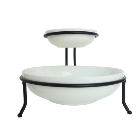 Symphony Alfersco Wire Chip and Dip Stand White at Zubaidas Homestore Best for Home Shopping