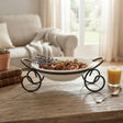 Symphony Alfresco Round Bowl with Stand 30cm at Zubaidas Homestore Pakistan