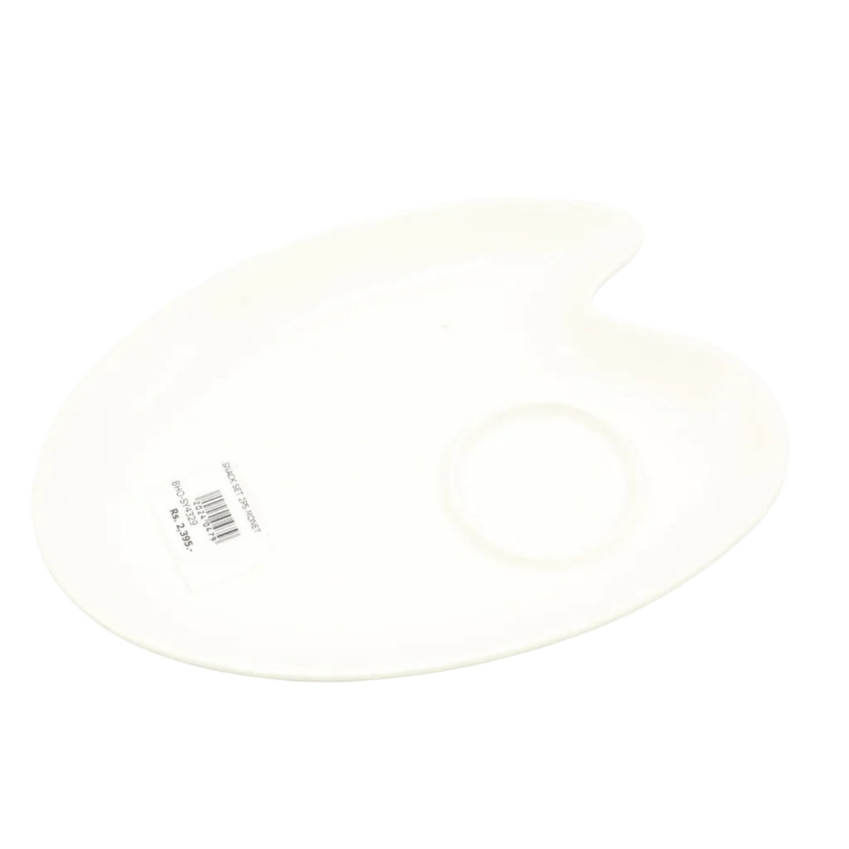 Symphony Ceramic Cup with Snack Platter White Zubaidas Homestore. Best Homeshop in Pakistan