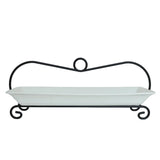 Symphony Pastry Holder 46cm with Wire Stand White at Zubaidas Homestore Online Pakistan