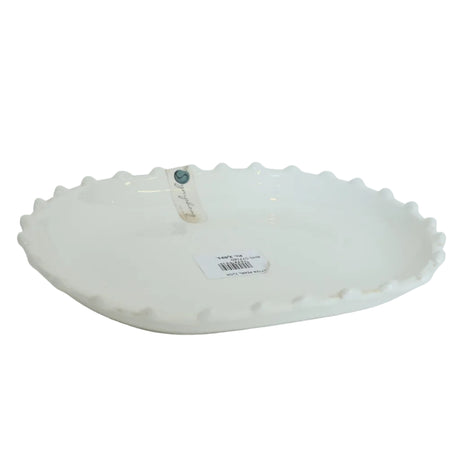 Symphony Pearl Serving Platter 22cm White at Zubaidas Homestore Best for Home Shopping