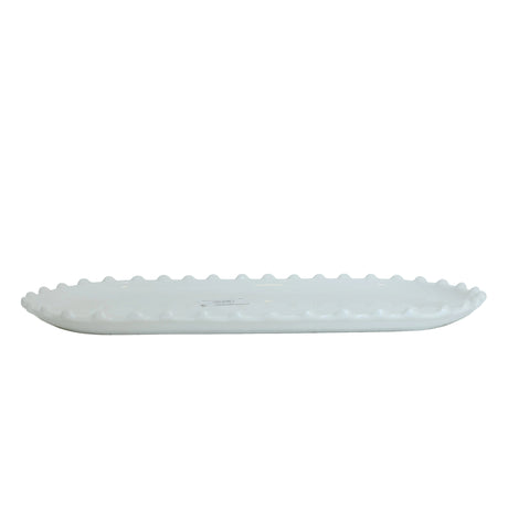 Symphony Pearl Serving Platter 34cm White at Zubaidas Homestore Best for home Shopping