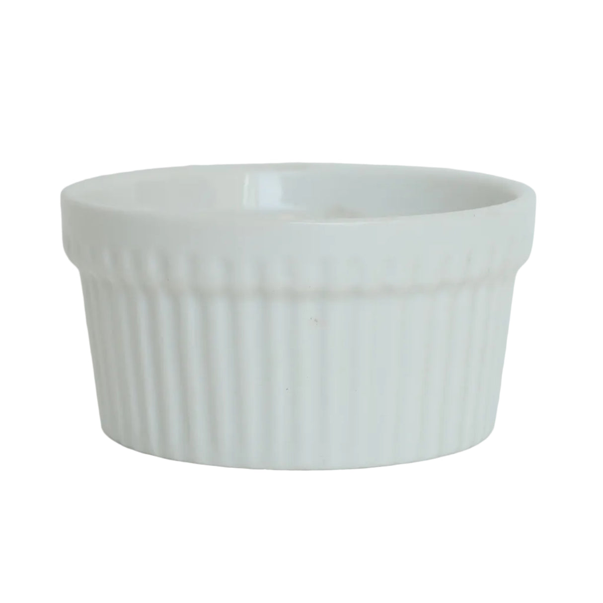 Symphony Ramekins Set 4PC Fluted Ceramic White Zubaidas Homestore Online Pakistan