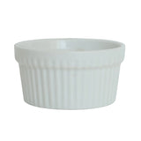 Symphony Ramekins Set 4PC Fluted Ceramic White Zubaidas Homestore Online Pakistan