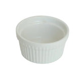 Symphony Ramekins Set 4PC Fluted Ceramic White Zubaidas No#1 Homestore in Pakistan