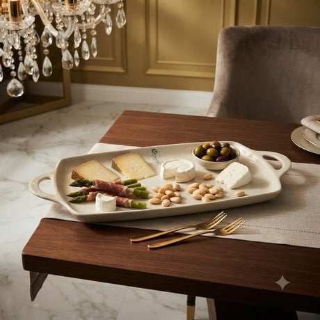 Symphony Rectangular Handles Serving Platter 40.5cm at Zubaidas Homestore Pakistan