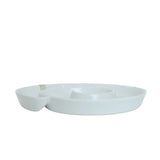 Symphony Spiral Platter 27cm White at Zubaidas Homestore Best for Hme Shopping