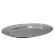 Textured Edge Oval Serving Platter 35cm Silver at Zubaidas Homestore Pakistan