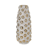Textured Honeycomb Tall Ceramic Vase at Zubaidas Homestore Pakistan