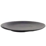 Textured Matte Black Round Dinner Plate 26.6cm at Zubaidas Homestore Pakistan